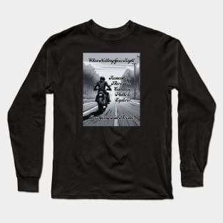 Keep Going Full Throttle: There Are Countless Paths To Explore - Mono Long Sleeve T-Shirt